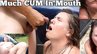 Enormous CumShot In Mouth & Facial Covered in CUM
