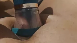 Pumped pussy masturbation and squirting