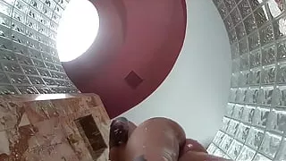 Shower BTS Fun With Christy & Dahlia