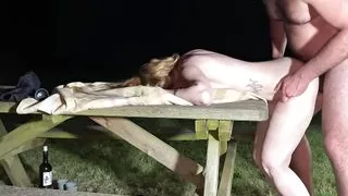 MATURE PORN: MILF ASSFUCKED BY A BIG COCK OUTSIDE IN THE NIGHT 3of5