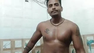 Gym boy bathroom masterbating