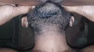 Sri Lankan couple ass and pussy licking doggy style closeup