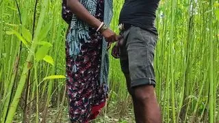 The neighbor s boy took me to the forest and fucked my pussy very well