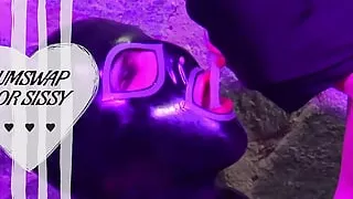 Blowjob and Cumkiss for Sissy Husband