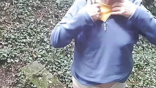 Bra.and Tena lady outdoors