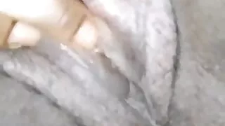 Ebony Touching Her Horny Pussy