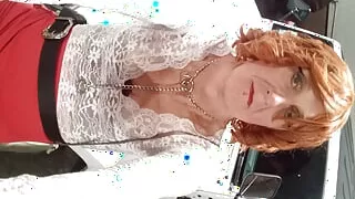 A new compilation of Celine in the parking garage and also at home