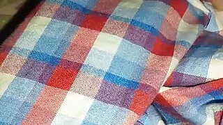 Lick my cum from my shirt