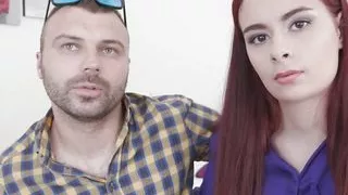 Hot Redhead Scyley Jam Gets Creampied While Her Cuck Husband Watches