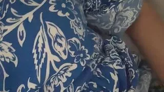 I'm All Wet Lying on the Train and Stroking Myself and Touching My Breasts!