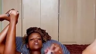 Wet Ebony Creamy Pussy