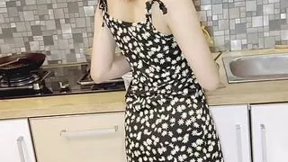 EPS. 3 - Fucking my Stepsister's in the Kitchen while her Boyfriend doesn't know. Cute Indian