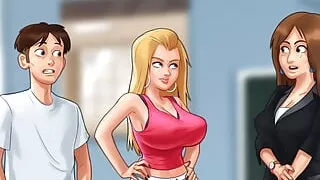 Summertime Saga Reworked - 24 French Teacher French Kissing Me by MissKitty2K