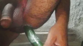 Pakistani Hot Boy Fucked by cucumber in bathroom
