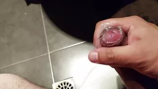 Masturbating with my own cum