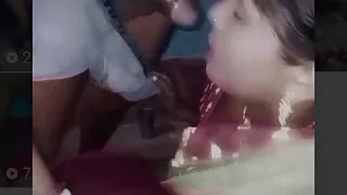 Stepson fucked his stepmother mouth and anal