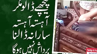 Put in my ass hole but slowly slowly, I can&#039;t take full dick in my pussy - S1:Episode 10 - Tarelgc and Fozia Khan