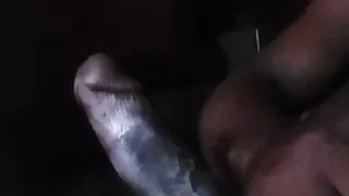 An oiled black man cock as a masturbation for women