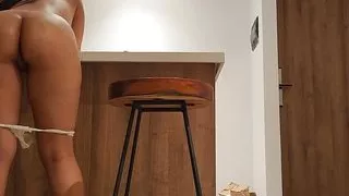 My brother's friend helps me train my anus to be used and fucked