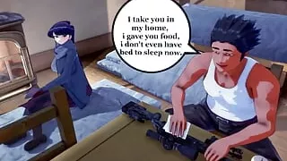 Friend Come to Play Game with Her Wife