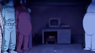 2 girls fucked by 5 big cocked dick monsters