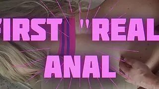 First Real Anal (painal) Fucking Kali Grace's Amateur Ass
