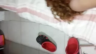 This big ass latina gets an amazing doggystyle fuck at her stepmom room