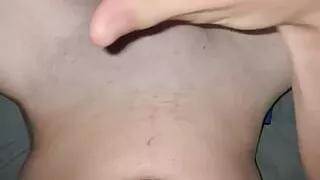 Sissy small cock cums