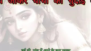 I went to the village and my stepaunt.