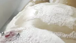 Bath time getting ready for some fun - Shaving and Playing - Big tits