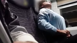 Italian Girl Gives Me a Handjob on the Train