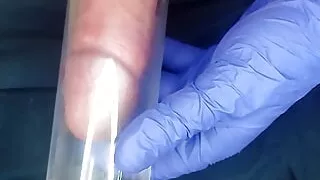 Pumping a penis part 1