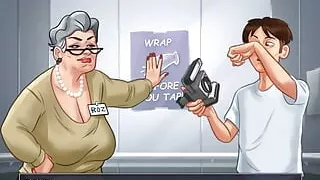 Summertime Saga - Cookie Jar - All Sex Scenes Only - Roz #2 Part 5