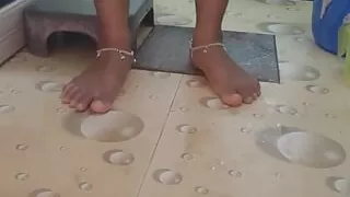 Village Girl Bathing Shower Nude Huge Boobs