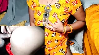 Brother in law caught sister in law fingering her pussy then fucked her hard in yellow dress