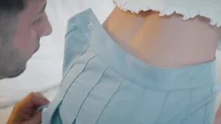 Pretty Blonde Slut Gets A Facial