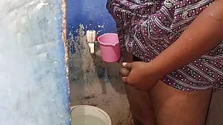 My first washroom penis masterbate