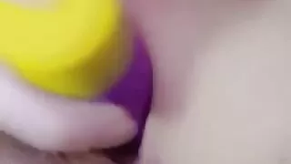 Bratty Goth Girl Fucks Her Dripping Pussy with Dildo