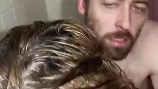 Suckin n fuckin in the shower