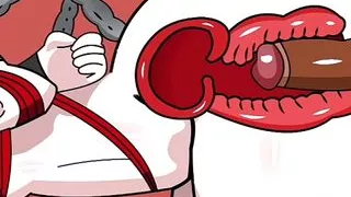 Internal ejaculation of a submissive slut (hentai)