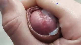 Horny wank before shower