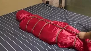 Pink Bed Sheets and Compression Bags