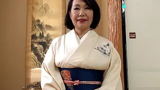 H069G01 The last adventure of being born as a woman, the first AV appearance! The plump F cup breasts of a mature woman in Japanese clothes shake up!