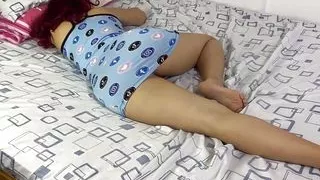 I like that my stepdaughter walks around in those little dresses so I can put my hand under it and make it wet