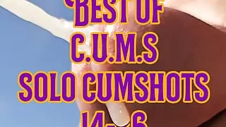 C.U.M.S - Close Up and Motion Slowed - Best Of Solo Cumshots 14-26