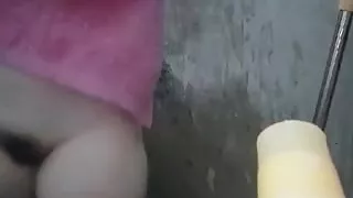 Sexy Cute Hairy Petite Asian Brunette with Big Ass