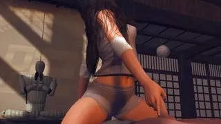 Femdom Face Sitting During Yoga Class