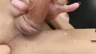 Sexy Tranny Bianca Reis Satiates Her Lustful Ass with a Fucking Machine