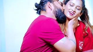 Desi Cute 18+ School Girl Very 1st time fucking with her Body Builder Boyfriend ( Hindi Audio )