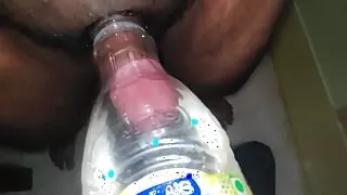 Desi boy relieve pressure by bottel fantasy come true